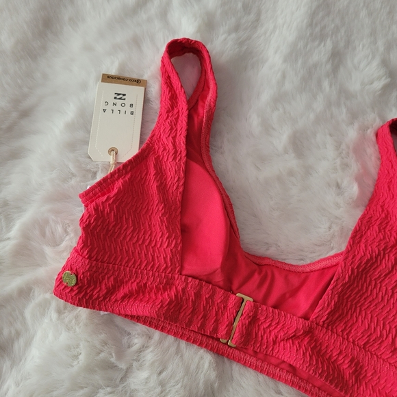 🏖BILLABONG BRAND NEW CHASING TIDES BIKINI TOP SIZE M/10 - Picture 8 of 8